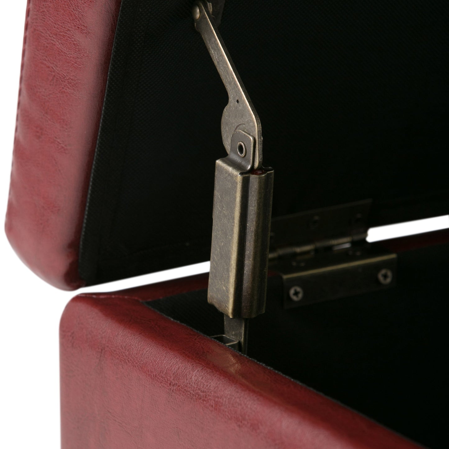 Avalon - Storage Ottoman Bench - Red