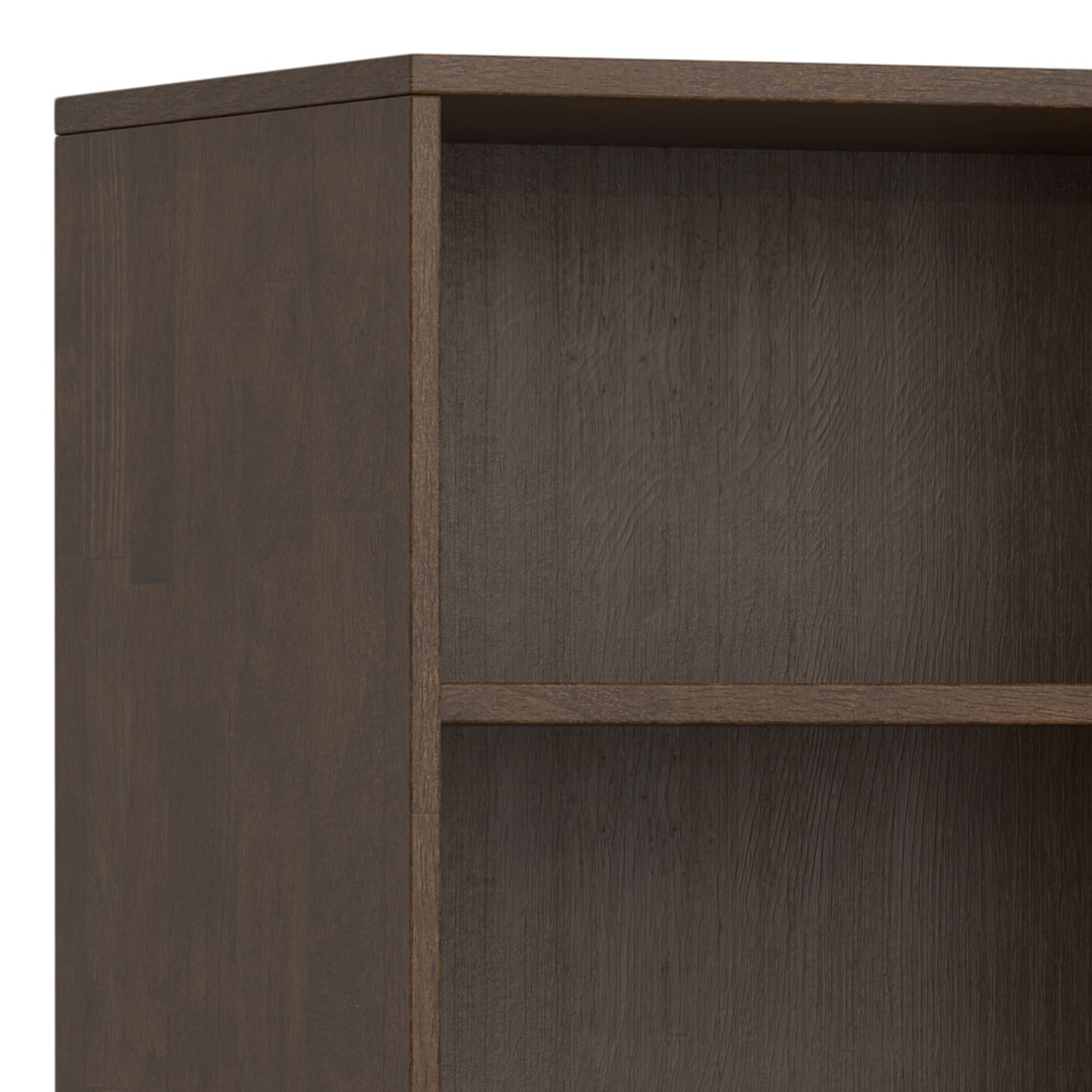 Harper - 5 Shelf Bookcase - Walnut Brown