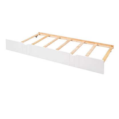 Full Size DayBed With Twin Size Trundle - White