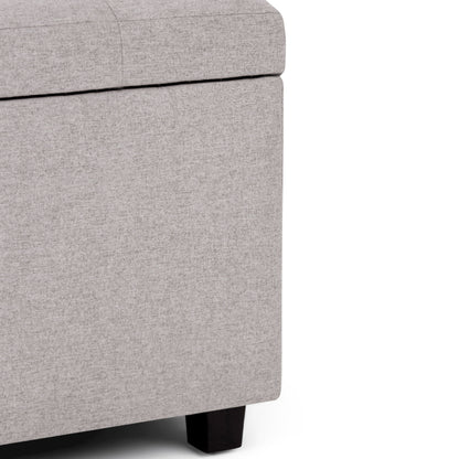Cosmopolitan - Storage Ottoman - Cloud Gray