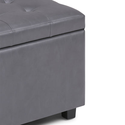 Cosmopolitan - Storage Ottoman - Stone Gray