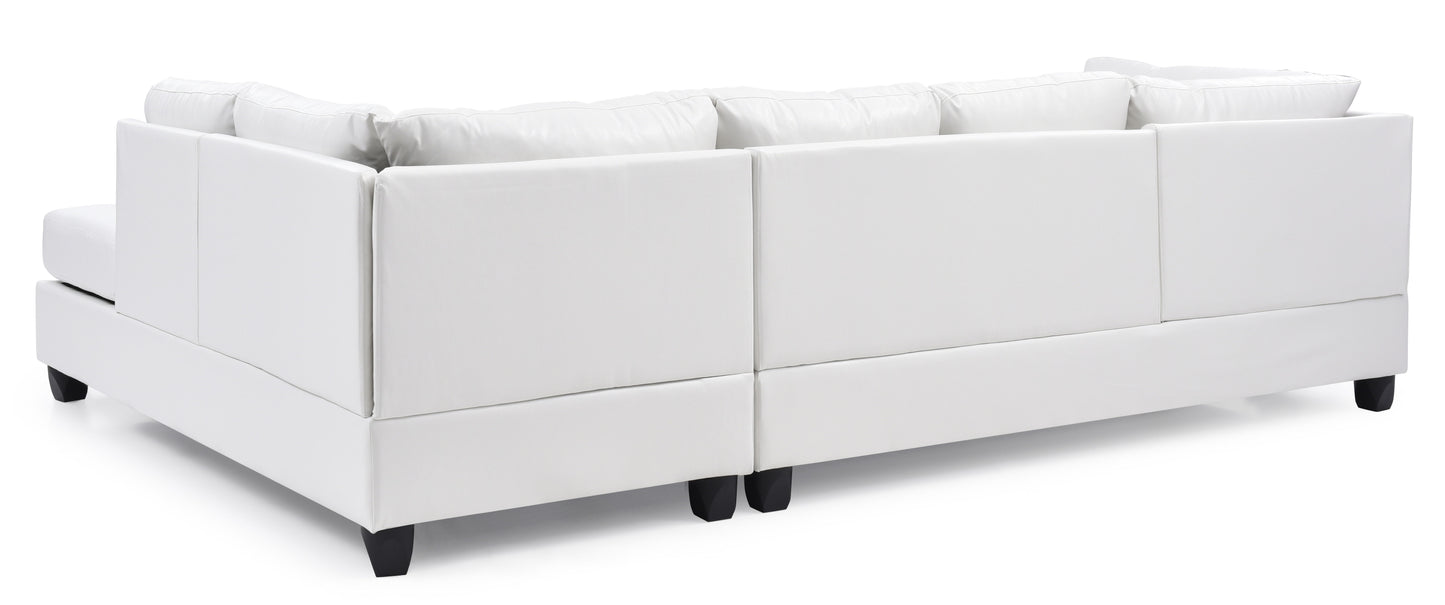 Malone - Sectional - White