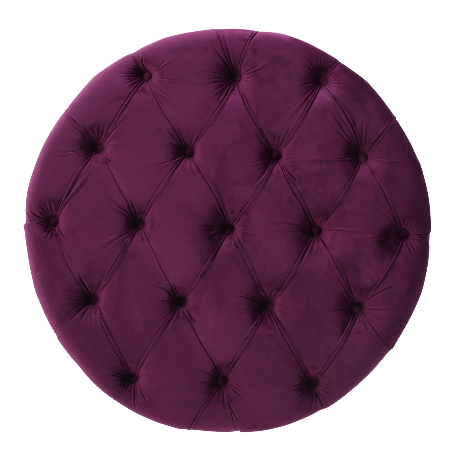 Modern Glam Ottoman Velvet - Fuchsia