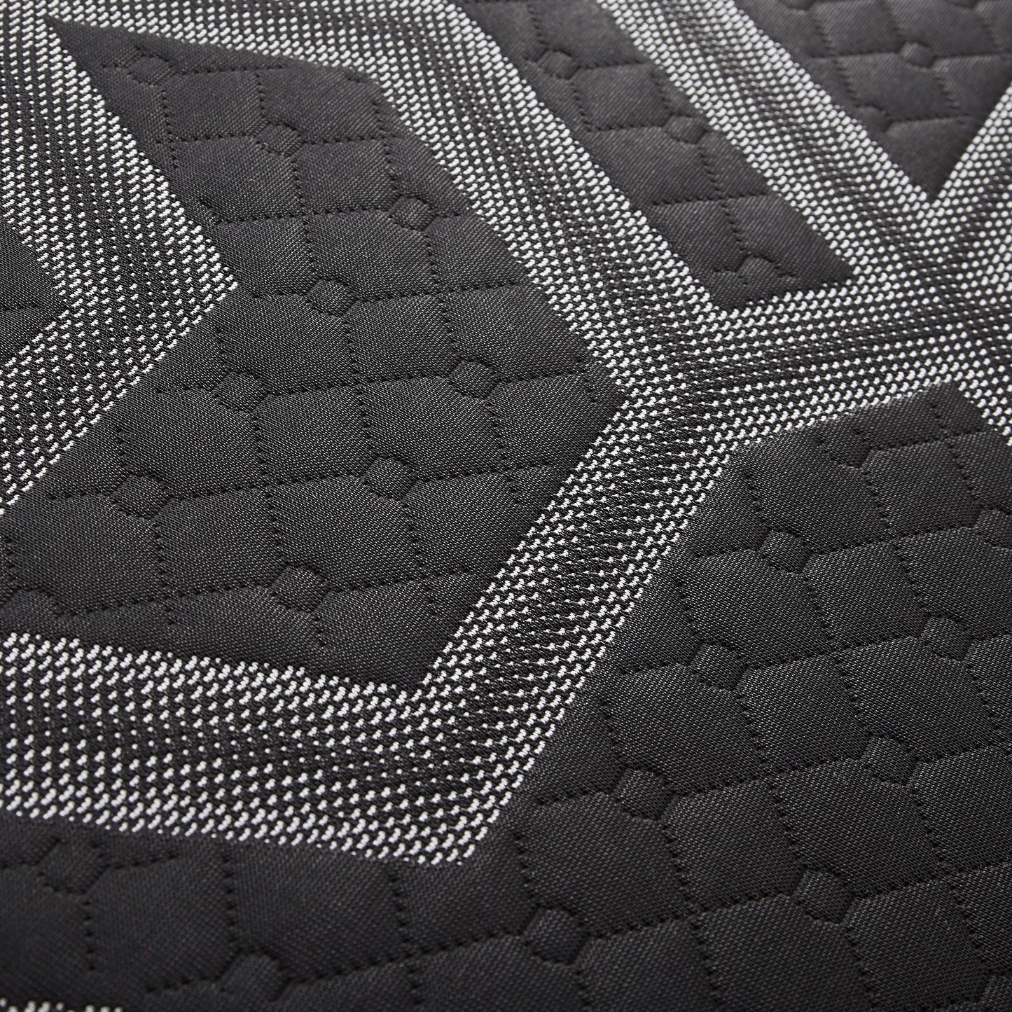12" Full Smooth Top Hybrid Medium Plush Mattress - Black