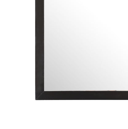 Modern Design Transitional Wall Mirror - Black