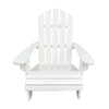 Outdoor Or Indoor Children Adirondack Chair - White