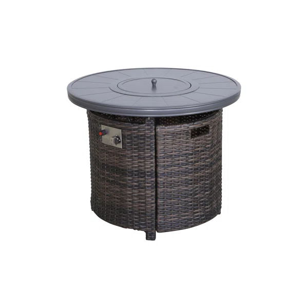 Propane Outdoor Fire Pit Table - Espresso