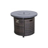 Propane Outdoor Fire Pit Table - Espresso
