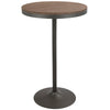 Dakota - Industrial Adjustable Bar / Dinette Table - Gray / Brown