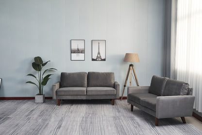Plush Comfort Loveseat - Gray