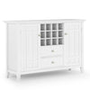 Bedford - Sideboard Buffet And Wine Rack - White