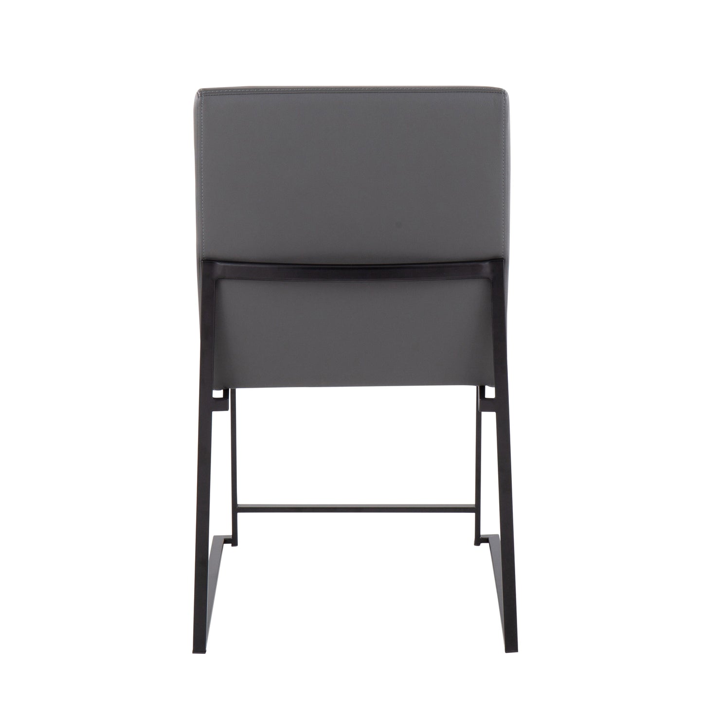 Fuji - Contemporary High Back Dining Chair (Set of 2) - Black / Gray