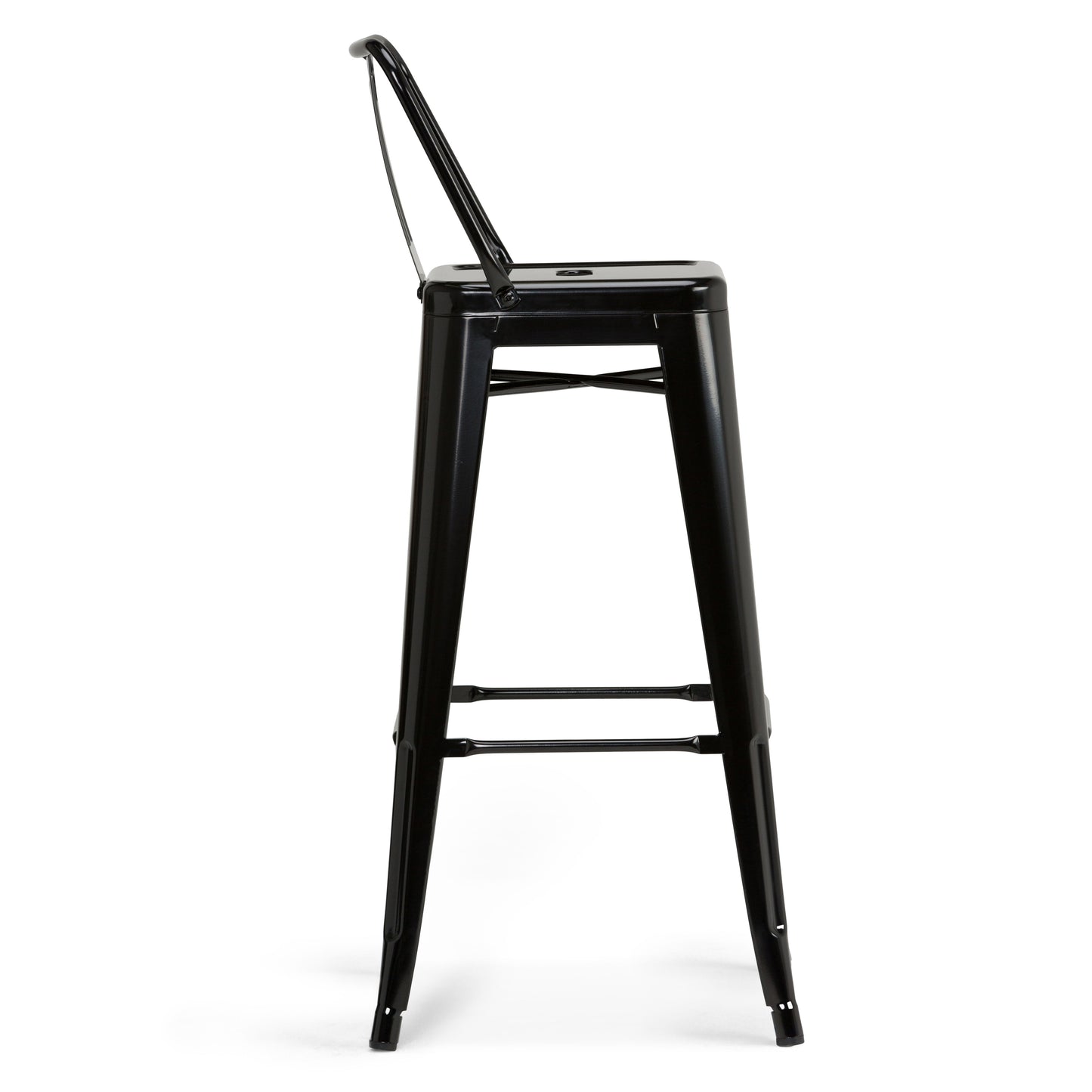 Rayne - Metal Bar Stool (Set of 2) - Black