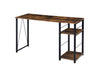 Vadna - Writing Desk - Weathered Oak / Black