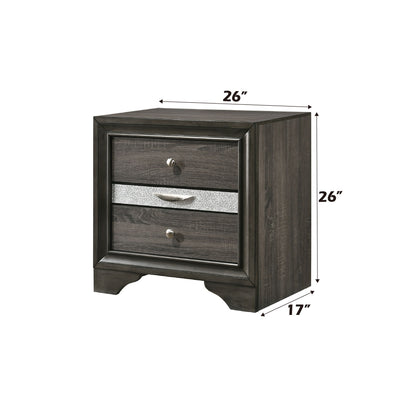 Naima - Nightstand - Gray