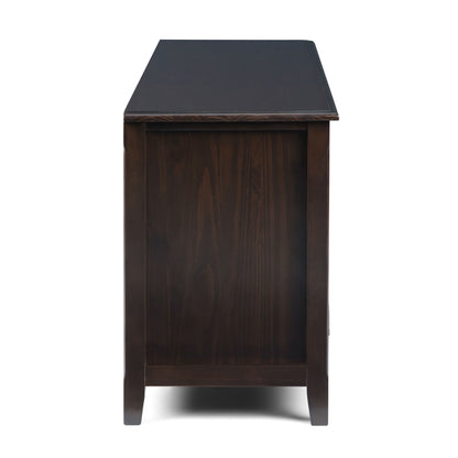 Burlington - TV Media Stand - Mahogany Brown