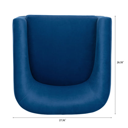 27.36" Wide Swivel Chair - Blue