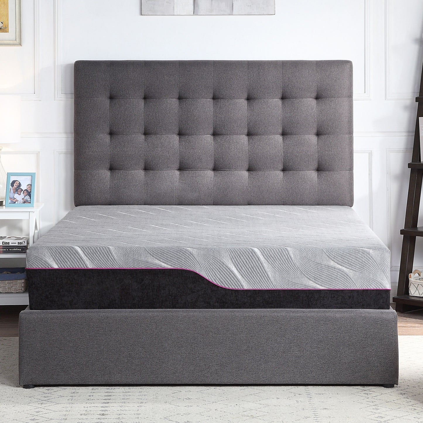 Renew - 11" Full Size Cooling Fast Responding Latex Foam Mattress - Gray