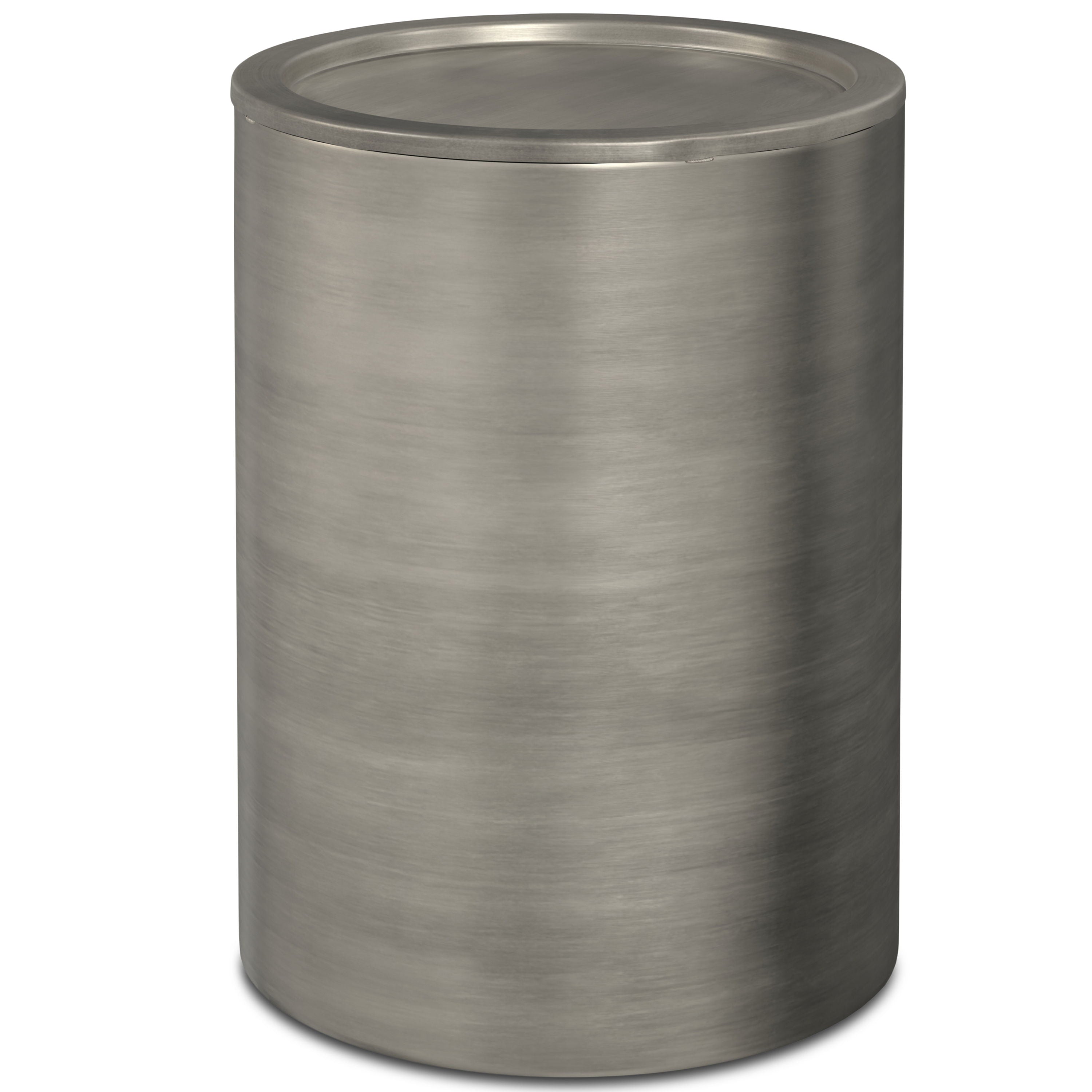 Corbin - Metal Side Table - Antique Silver