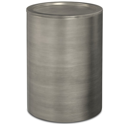 Corbin - Metal Side Table - Antique Silver