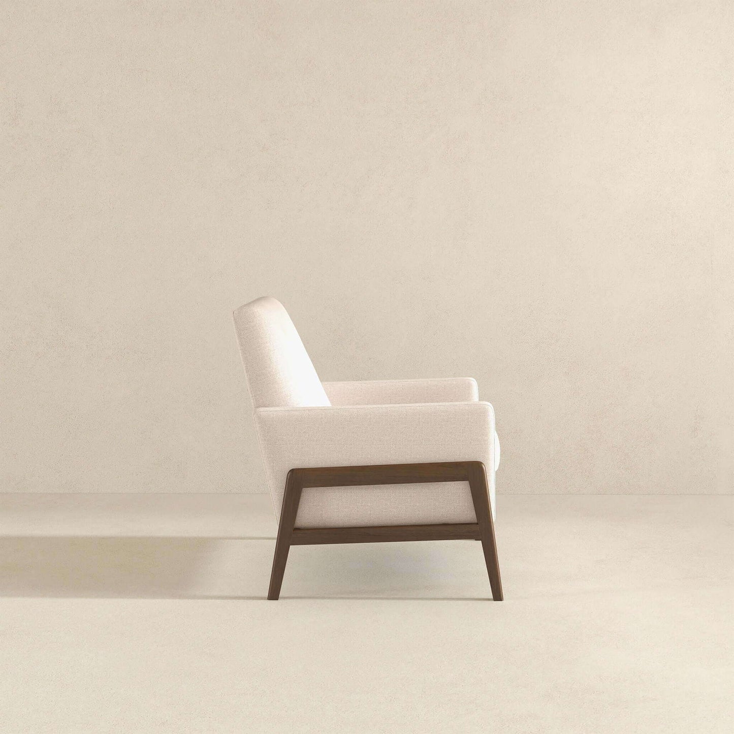 Cole - Comfortable Lounge Chair - Beige