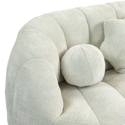 High Back Bean Bag Sofa Couch For Adults And Kids, Comfortable Lounger, Indoor & Outdoor Use - White