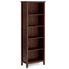 Artisan - 5 Shelf Bookcase - Russet Brown