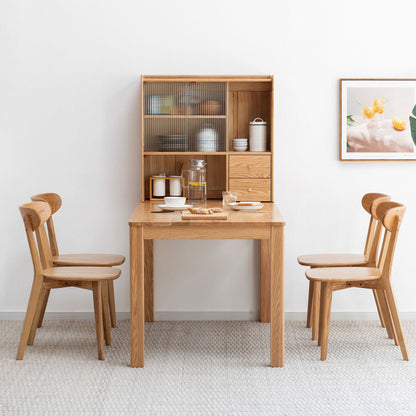 Simple Dining Chair, Solid Chair Table For Living Room Chair - Natural