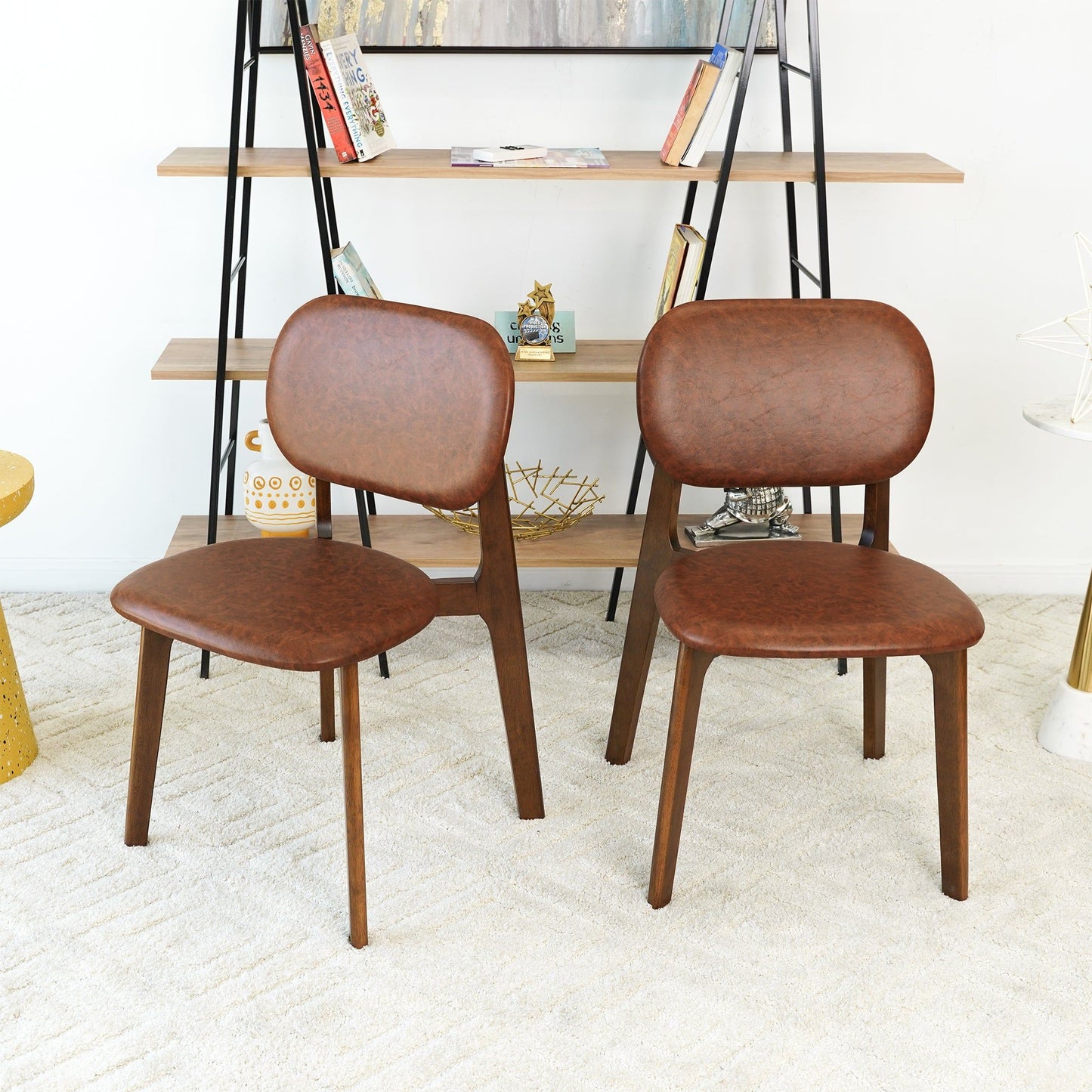 Kelsey - Dining Chair (Set of 2) - Brown / Natural