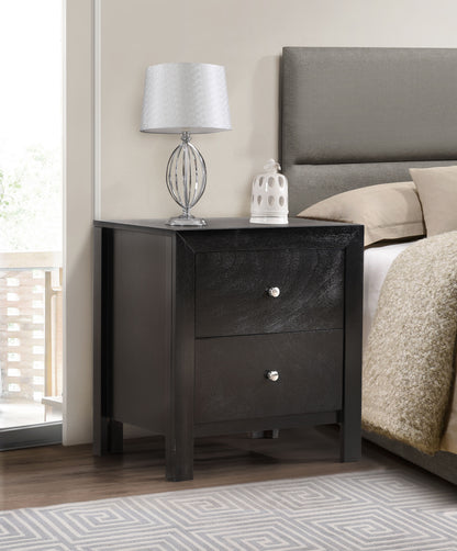 Elegantly Designed Nightstand - Black