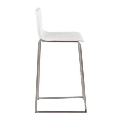 Mara - Contemporary Barstool (Set of 2) - White