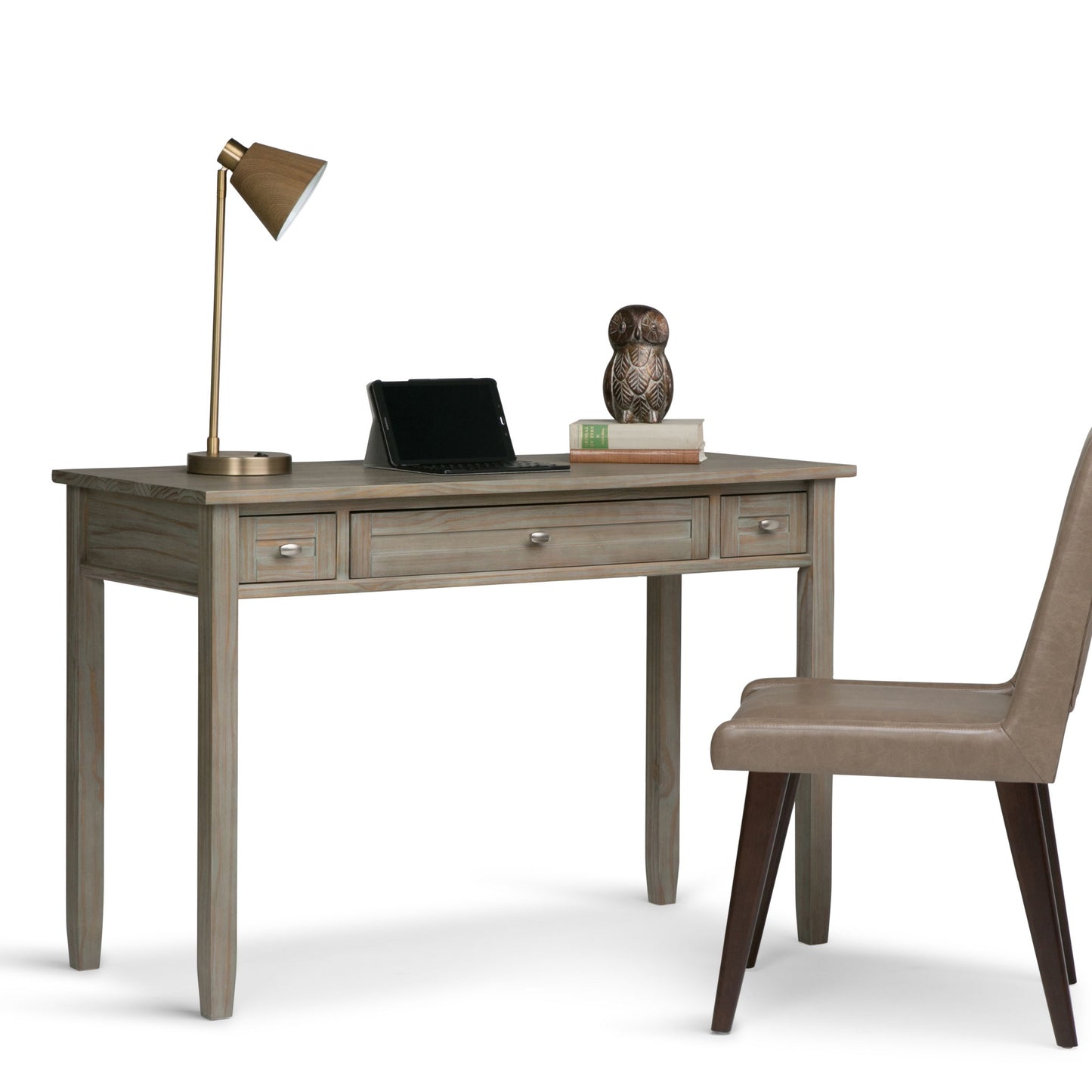 Warm Shaker - Desk - Distressed Gray