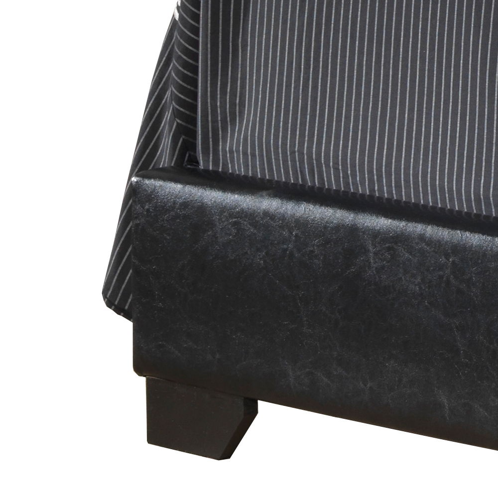 Queen Bed For Casual Spaces Elegant - Black