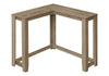 Corner Accent Console Table For Entryway, Contemporary And Modern - Taupe