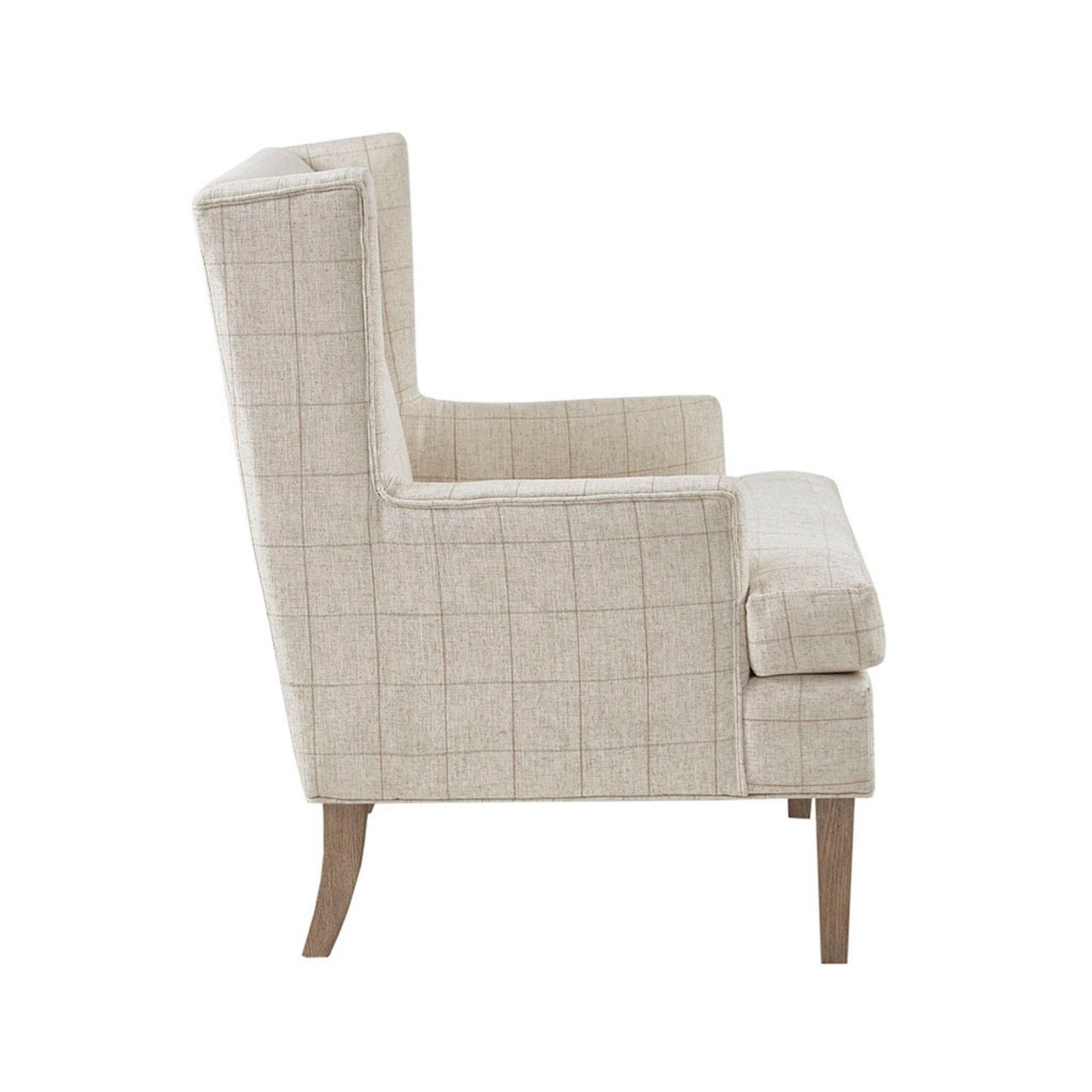 Farmhouse Style Accent Chair - Beige