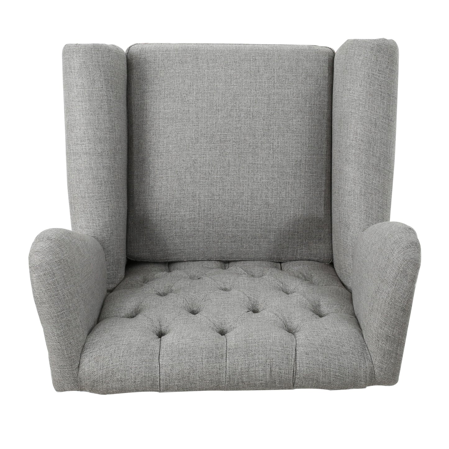 Upholstered Accent Chair, Mid Century Modern Arm Chair, Reading Chair For Living Room, Bedroom - Gray