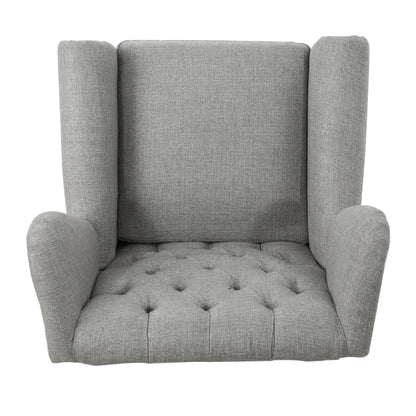 Upholstered Accent Chair, Mid Century Modern Arm Chair, Reading Chair For Living Room, Bedroom - Gray