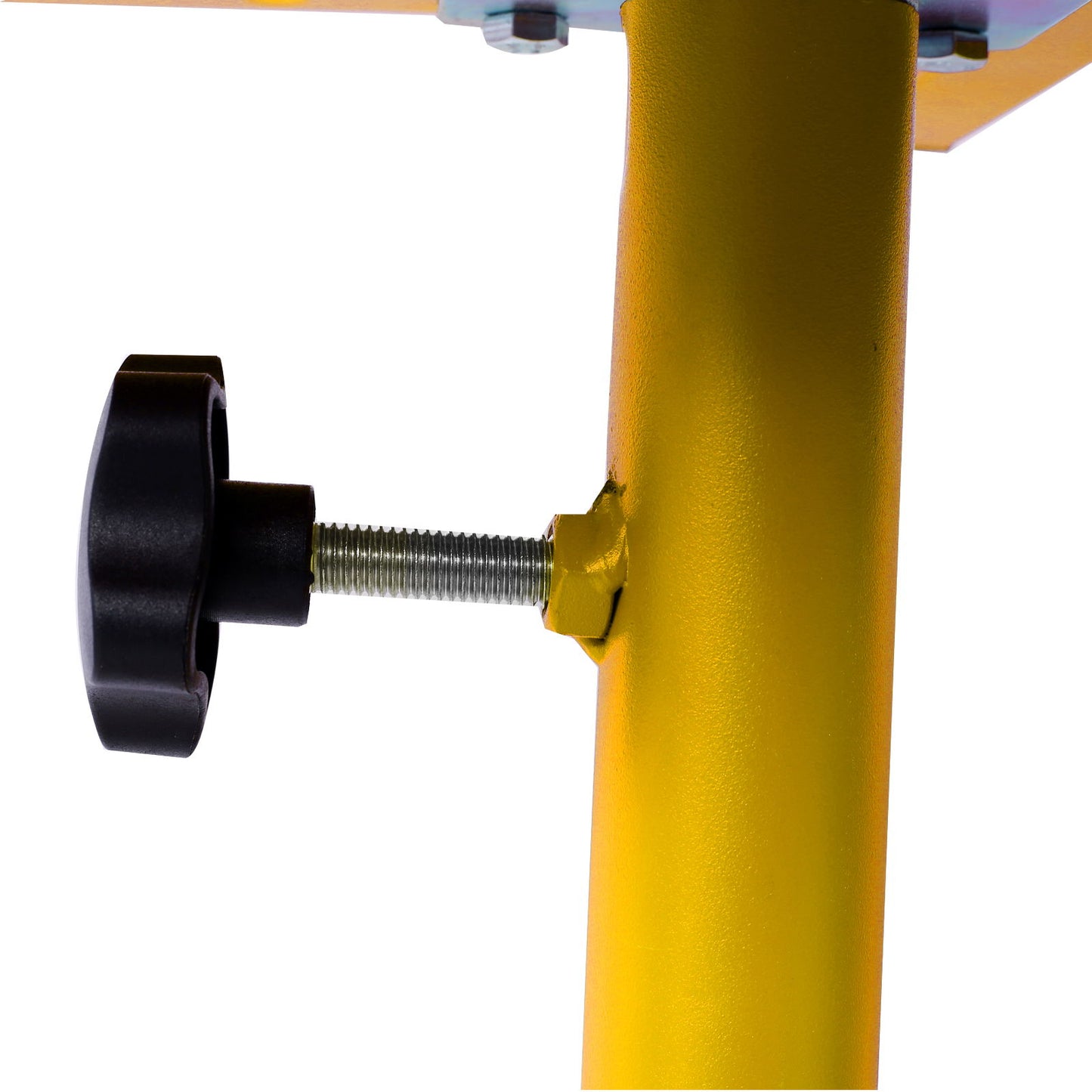 Adjustable Work Table With Drawer - Yellow / Black
