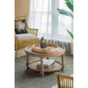 Round 2 Tiered Side Tabel, End Tabel For Lving Room Bedroom Entryway - Brown