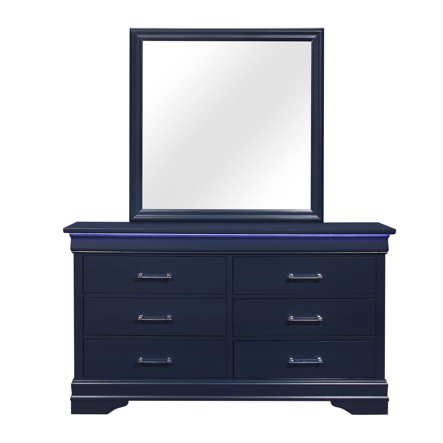 Charlston - Dresser With LED - Blue