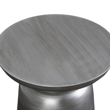Toby - Metal Accent Table - Silver