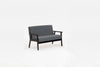 Bahamas - Loveseat - Dark Gray