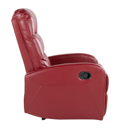 Dormi - Contemporary Recliner Chair - Red