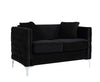 Bayberry - Loveseat With 2 Pillows - Black