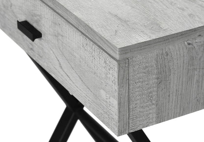 Accent Side Table, 1 Storage Drawer, Contemporary And Modern - Gray