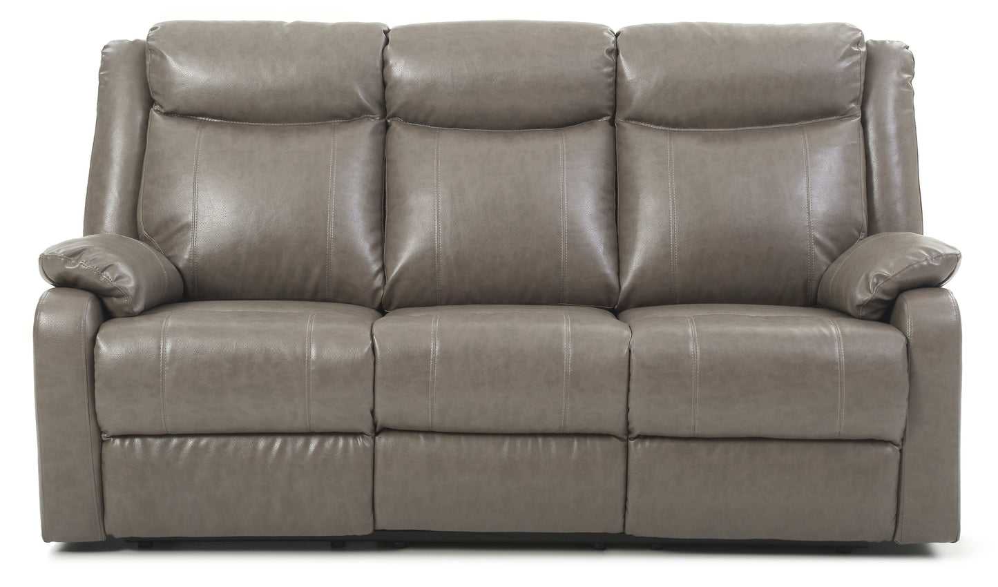 Contemporary Three Seater Sofa - Gray