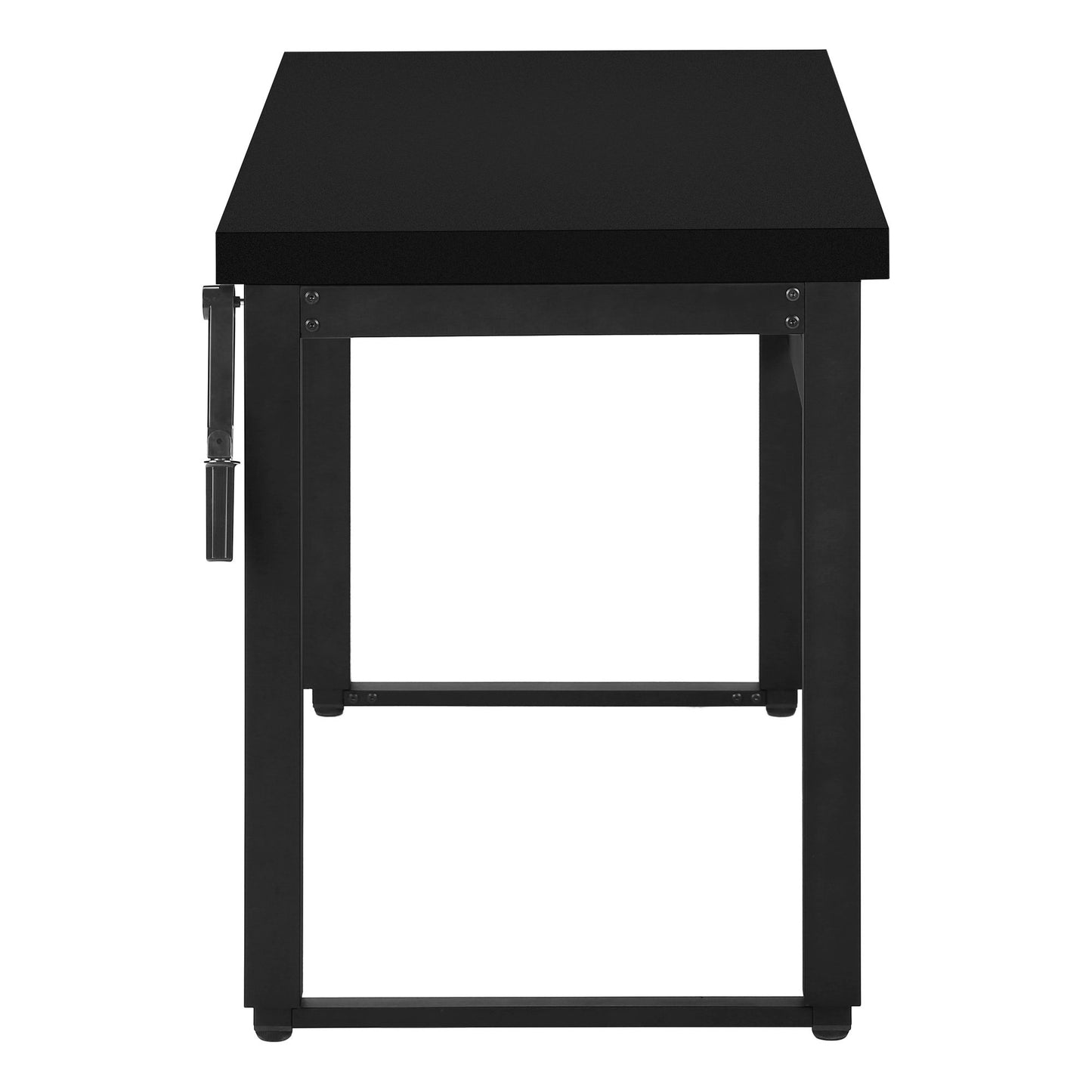 Computer Desk, Home Office, Standing, Adjustable, Laptop, Contemporary - Black