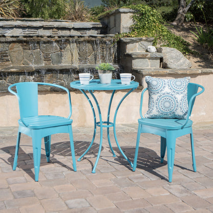 Colmar - 3 Piece Metal Set - Teal