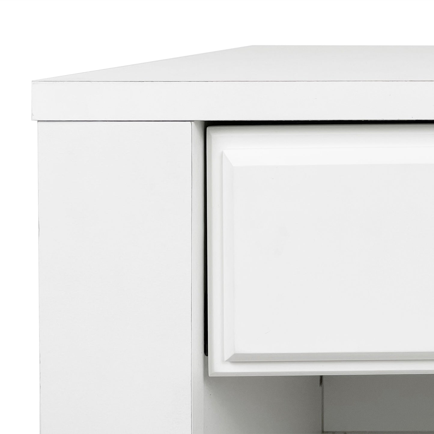 Cleary - Contemporary Wood Nightstand With Drawer - White