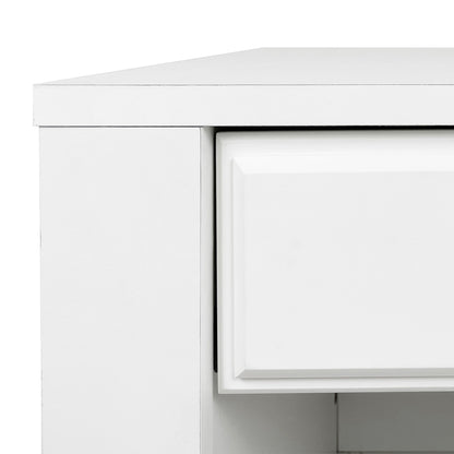 Cleary - Contemporary Wood Nightstand With Drawer - White